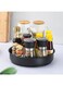 Rotating Spice Rack Organizer &acirc;&euro;&ldquo; Non-Slip Turntable Tray (25cm) for Kitchen Condiments, Sauces, Oils &amp; Seasonings