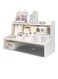 Multi-Functional Desktop Shelf with Strong Load-Bearing Capacity, Double-Layer Storage, and Spacious Design for Bedroom, Office, Dormitory &acirc;&euro;&ldquo; Organize Cosmetics, Books, Stationery