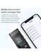 Compact Audio Recorder 128GB with Voice Detection and Built-in Speaker