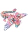 3D Printed Dragon - 18 inch Flying Dragon, Articulated Winged Dragon, Crystal Dragon Fidget Toy, Home Decor, Birthday Gift - Candy Color Rainbow (Pink)