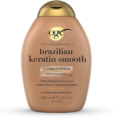 OGX Conditioner, Ever Straightening+ Brazilian Keratin Smooth, 385ml