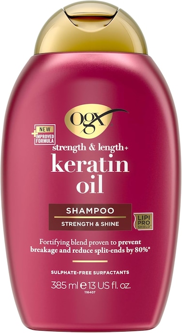 OGX Shampoo Anti-Breakage+ Keratin Oil, 385ml