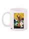 Cartoon Printed Coffee Mug White/Black/Yellow