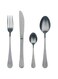 BERGNER Q3461 24-Piece Cutlery Set in Stainless Steel Munich Stonewash Collection
