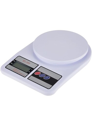 Tenflyer Digital Kitchen Scale - White