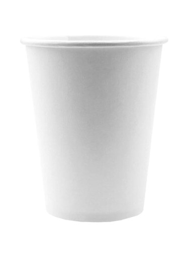 PARTY TIME -10-Pieces Disposable Paper Cup Sets (White)