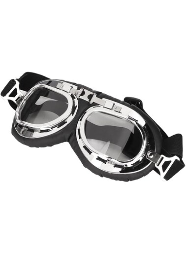 Dog Sunglasses Large Breed, Dog Goggles with Folding Frame and Elastic Strap Dog Eye Protection Sunglasses Dog Sunglasses for Motorcycle Car Driving Bike Riding Hiking Swimming