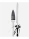 Wedding Cake Knife &amp; Spatula Server Set &acirc;&euro;&ldquo; Stainless Steel, Black &amp; White Handle