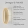 زيت السمك أوميغا 3 ثلاثي القوة من سبورتس ريسيرش - 1250 ملغ، 90 قرصًا