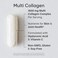 Sports Research Multi Collagen Complex 1600 Mg Per Serving Peptides With Hyaluronic Acid + Vitamin C (Type I, Ii, Iii, V, X)- 90 Capsules