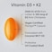 Sports Research Vitamin D3 + K2 W/Coconut Oil - Vegan Vitamin D 2500 IU &amp; Mk7 Vitamin K 100Mcg For Bone &amp; Immune Support - Vegan Certified &middot; Non-GMO &middot; Soy Free - 60 Softgels