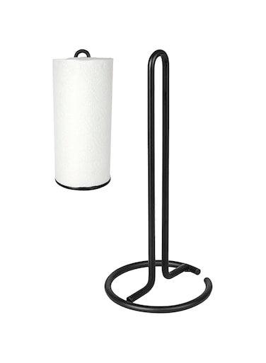 Spectrum Diversified Euro Paper Towel Holder, Black