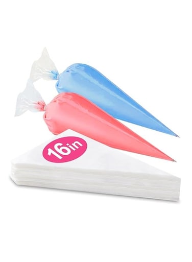 Disposable Piping Bags 200 Pieces 16 Inch Non Slip Food Grade Cake Decorating Bags