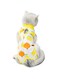 LIENJAER Cat Professional Recovery Suit for Abdominal Wounds or Skin Diseases,After Surgery Wear Anti Licking Wounds,Breathable E-Collar Alternative for Cats and Dogs-M (Lemon)