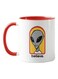 Piece Alien Believe Printed Ceramic Mug Red/White/Yellow