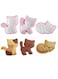 Cat Shape Cookie Cutters Set - Fun Plastic Animal Biscuit Cutters for Baking &amp; Cake Decorating, Perfect for Kids &amp; Parties