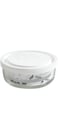 BORGONOVO 2454140031-AIRTIGHT ROUND GLASS IGLOO 0.32 L-TRANSPARENT
