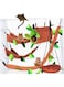 SYDA Hamster Hammock Small Animals Hanging Warm Bed House Rat Cage Nest Accessories Toy Hanging Tunnel and Swing for Sugar Glider Squirrel Playing Sleeping, Pack of 5