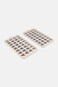 WITH COLOR 2 Piece Ice Cube Trays, Grey