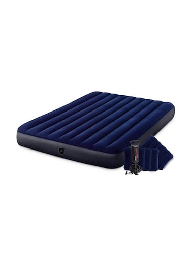 Downey fiber-tech technology inflatable Airbed Plastic PVC Blue 76x191x25cm