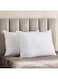 Box Cozy White 2-Piece Polycotton Pillow Set