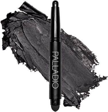 Palladio Waterproof Eyeshadow Stick, 10g, Long-Lasting &amp; Effortless Application, Wipe-Free &amp; Wrinkle-Free Formula, Matte &amp; Shiny Shades, Buildable Eyeshadow, Black