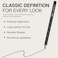 Palladio Herbal Eyeliner Pencil, Easy Application With Long-Lasting Results, Perfect Finish For Picture Perfect Eyes, Charcoal