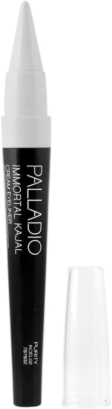 Palladio Immortal Kajal Lasting Cream Eyeliner, Easy Application With Long-Lasting Results, Perfect Finish For Picture Perfect Eyes, Purity