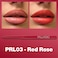 Palladio Retractable Waterproof Lipstick, High Pigmented &amp; Creamy Color Slim, Twist Up Smudge Proof Formula With Long Lasting All Day Wear, No Sharpener Required, 03 Red Rose
