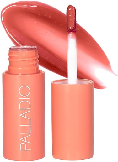 Palladio Jelly Tint (Nude Berry) - Liquid Lip &amp; Cheek Stain With Vivid Color) Lightweight, Transfer-Proof, Non-Sticky Formula, Natural Finish, Vegan &amp; Cruelty-Free