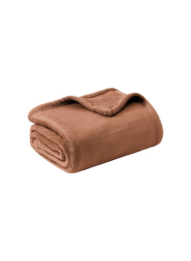Premium Royal Double Fleece Blanket &acirc;&euro;&ldquo; 310 GSM, Ultra-Soft &amp; Warm, All-Season Bed Blanket &acirc;&euro;&ldquo; 200 x 230 cm, Brown &acirc;&euro;&ldquo; Cozy Microfiber Throw for Sofa &amp; Bedroom
