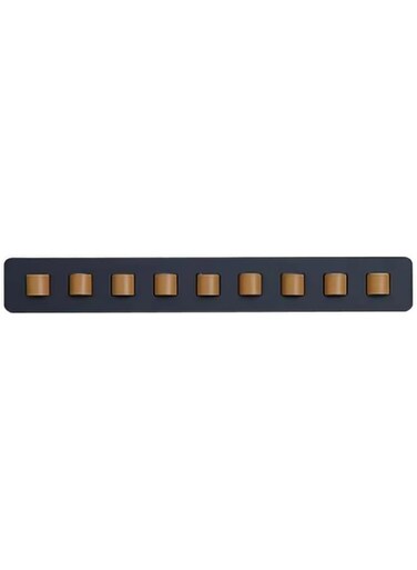 Paporich Sunglass Organizer Wall Mounted Wood Sunglass Holder, Sunglass Rack for Multiple Glasses Storage, Hanging Sunglass Organizer Storage Rack, Eyeglass Display for Wall, Door and Closet (Black)