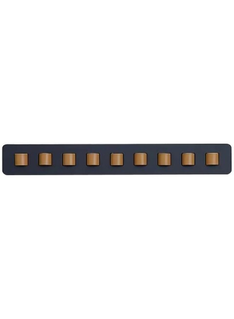 Paporich Sunglass Organizer Wall Mounted Wood Sunglass Holder, Sunglass Rack for Multiple Glasses Storage, Hanging Sunglass Organizer Storage Rack, Eyeglass Display for Wall, Door and Closet (Black)