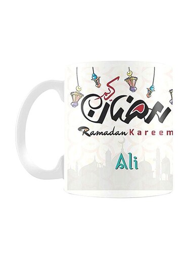Print Ramadan Kareem Printed Mug Black/Red/White Standard
