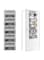 Over The Door Organizer, Wall Mount Storage with 5 Large Pockets Sturdy Foldable Hanging Organizer with Clear Window and 2 Metal Hooks Behind Door Versatile Storage for Pantry Nursery Room Closet