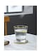 Household Full Bright Hammer Glass Water Cup Clear 9x9.5cm