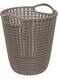 Knit Small Basket 24 Cm Brown Color