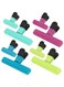 8PCS Chip Clips Food Sealing Clips , Household Snack Moisture-Proof Clips , Upgraded Wide Opening Bag Clips, With Anti-Slip Stripes Food Grade Sealing Handle Food Storage Clips, Assorted Sizes