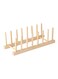 Wooden Dish Rack Beige 21x12x10cm