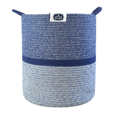 Little Story - Cotton Rope Diaper Caddy XL - Blue
