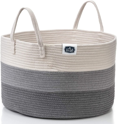 Little Story Multipurpose / Laundry Caddy Basket XXL - Grey