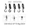 Little Story Rotating Compatible Stroller Hooks
