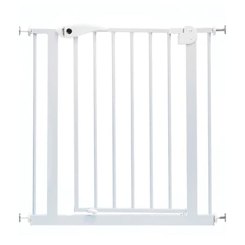 Baby Safe - Metal Safety Gate w / t 10cm Extension - White