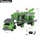 Little Story - Kids Toy Sanitation Truck wt 2 Mini Truck - Green