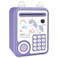 Little Story - lovely Piggy Bank wt Fingerprint Lock &amp; Music - Unicorn Purple