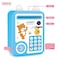 Little Story - lovely Piggy Bank wt Fingerprint Lock &amp; Music - Bear Blue