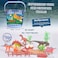 Little Story 21Pcs Dinosaur World Bucket Set With 5Pcs Dinosaur, 3Pcs Egg, and Scene Accessories and 1 Basket - Multicolor