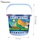 Little Story 21Pcs Dinosaur World Bucket Set With 5Pcs Dinosaur, 3Pcs Egg, and Scene Accessories and 1 Basket - Multicolor