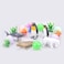 Little Story 17Pcs Ocean World Bucket Set 5Pcs With Marine Animal, 5Pcs Ocean Ball Accessories and 1 Basket - Multicolor