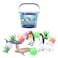 Little Story 17Pcs Ocean World Bucket Set 5Pcs With Marine Animal, 5Pcs Ocean Ball Accessories and 1 Basket - Multicolor